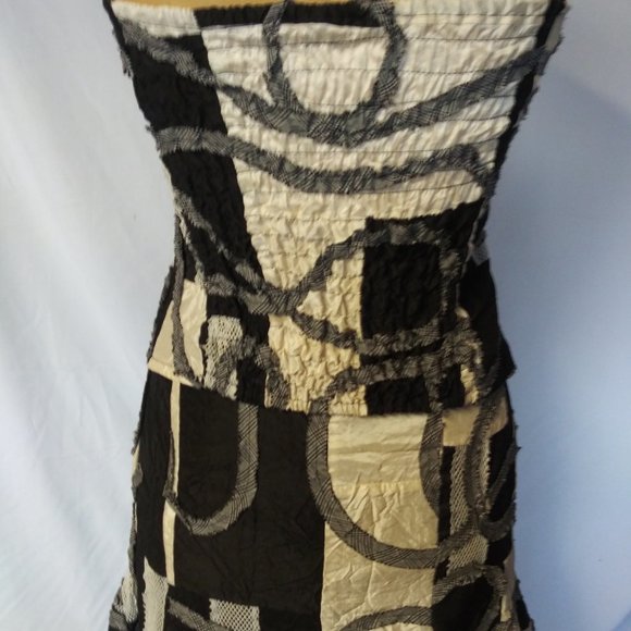 Victoria Estepa 2 piece Patchwork Outfit Top/Skirt - Picture 5 of 8